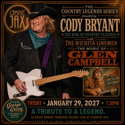 Cody Bryant & The Wichita Linemen present the Music of Glen Campbell